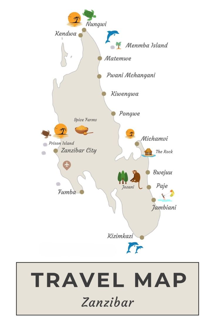Zanzibar Map